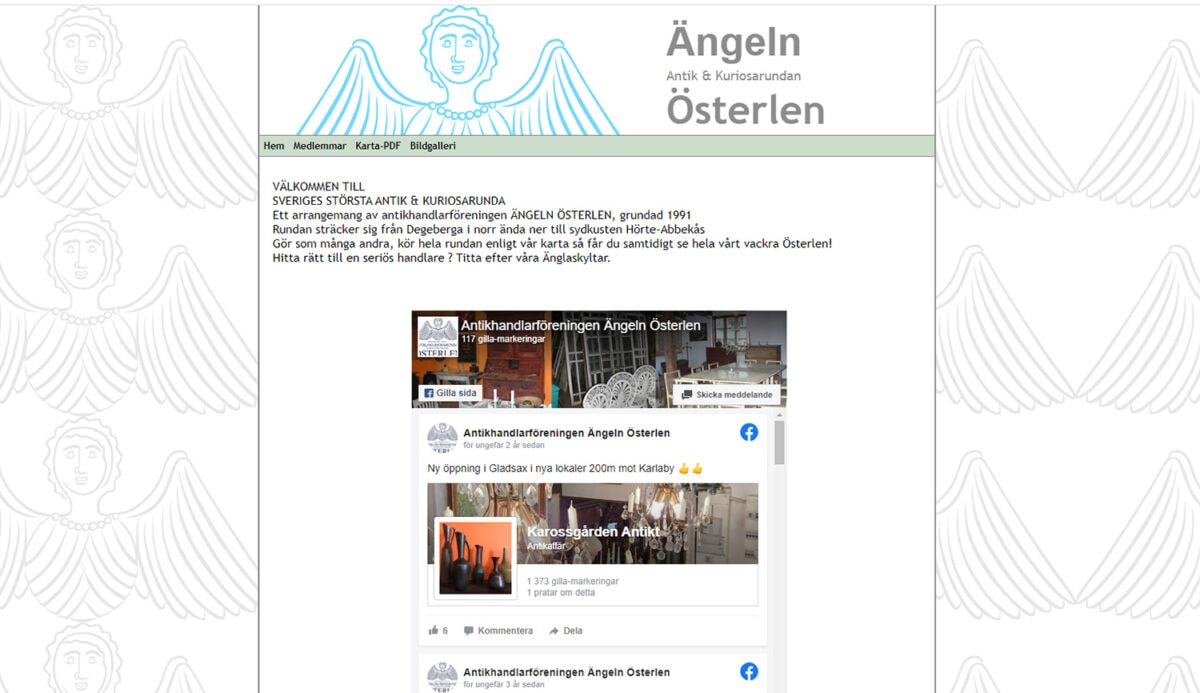 Ängeln Antik & Kuriosarundan Österlen